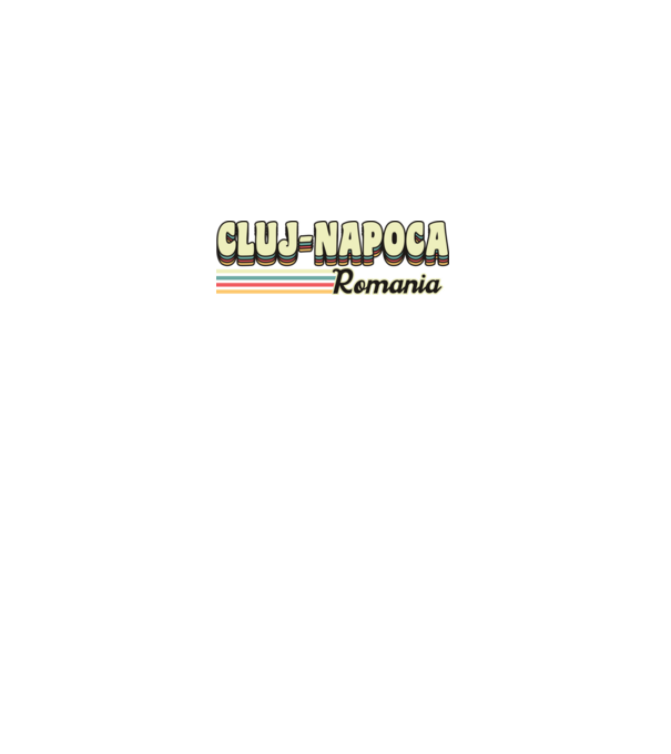 România Cluj-Napoca model negru pe tricou