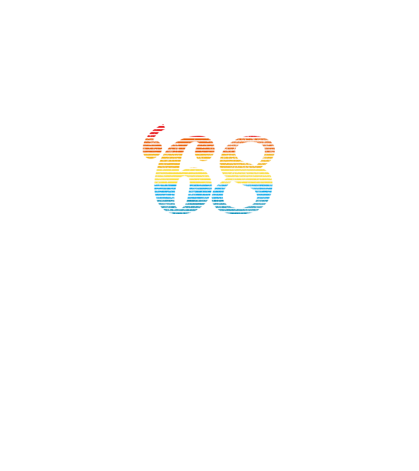Retro Birthday 1968 model gri pe tricou