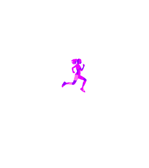 I run like a girl model roz deschis pe tricou