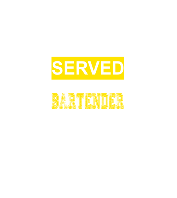 You just got served by the coolest bartender model negru pe tricou