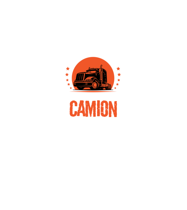 Bărbatul adevărat conduce un camion model negru pe tricou