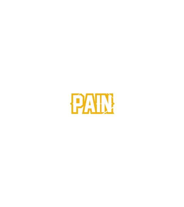 No Pain No Gain model negru pe tricou