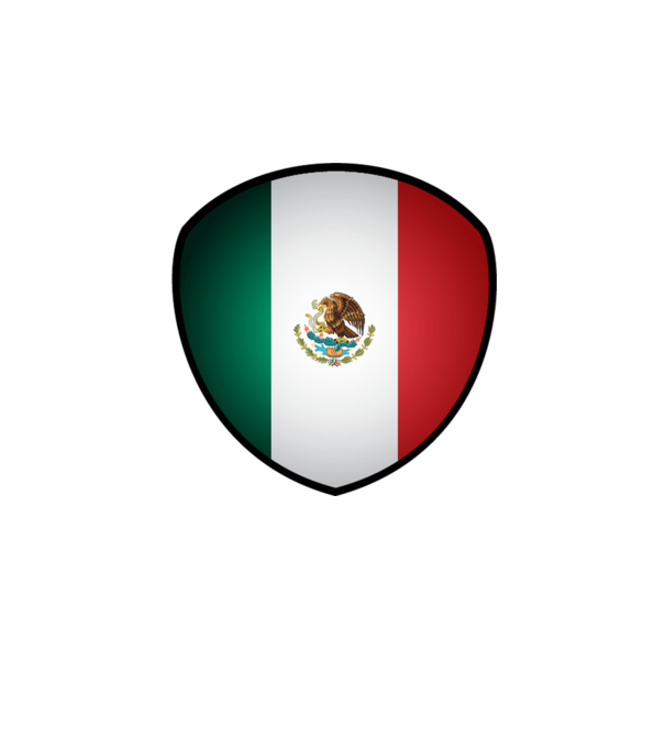 MEX-jabulani-flag model alb pe tricou