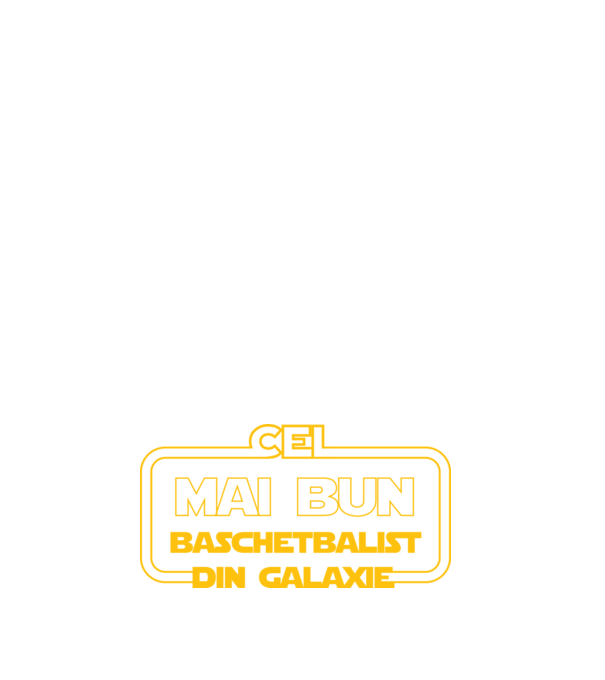 Cel mai bun baschetbalist din galaxie model albastru închis pe tricou