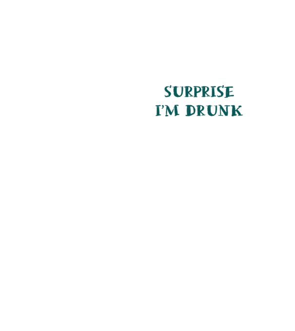 Surprise im drunk model galben neon pe tricou