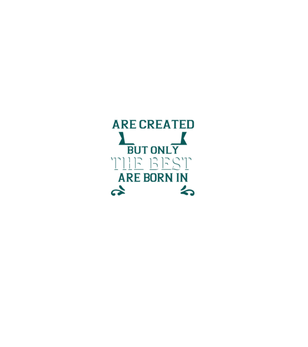 All men created equal but only the beat are born in july model albastru închis pe tricou
