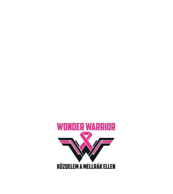 WONDER WARRIOR model negru pe tricou
