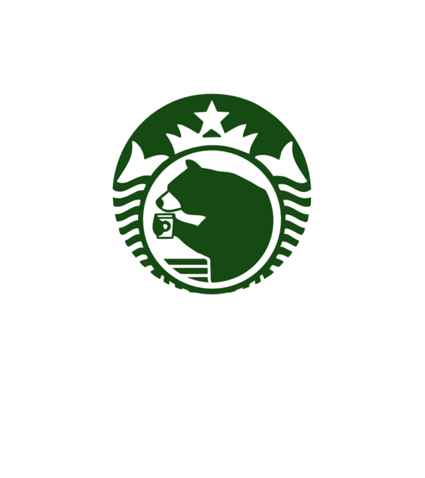 Bear Bucks model galben neon pe tricou