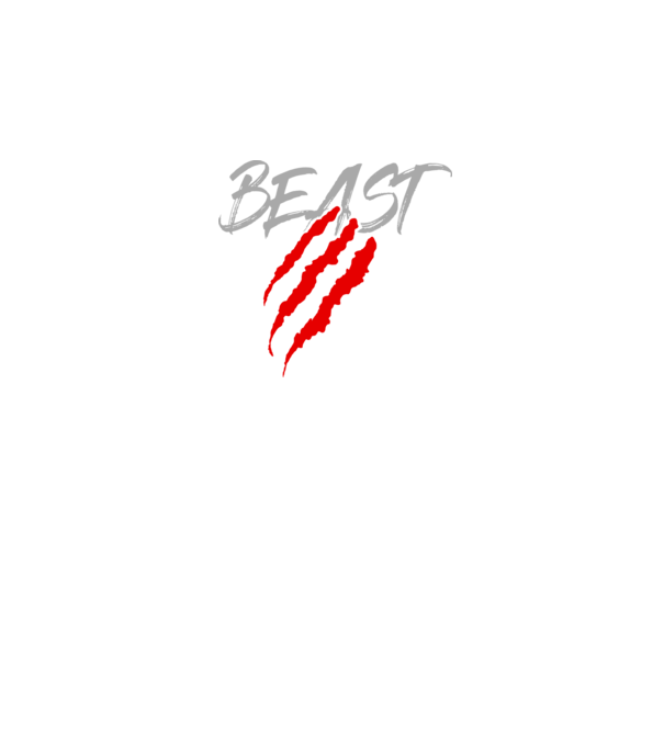 Beast model negru pe tricou