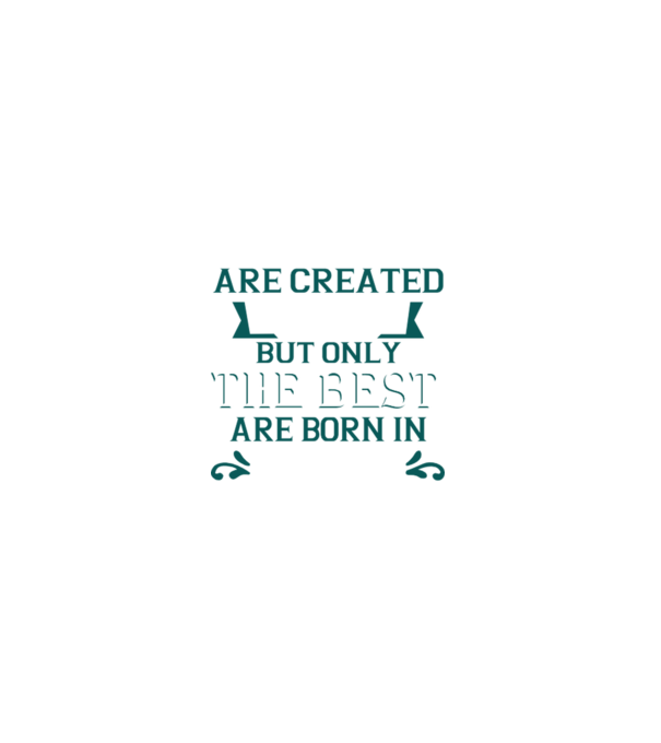 All men created equal but only the beat are born in july model albastru închis pe tricou