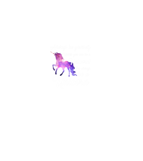 Always be UNICORN model roz pe tricou