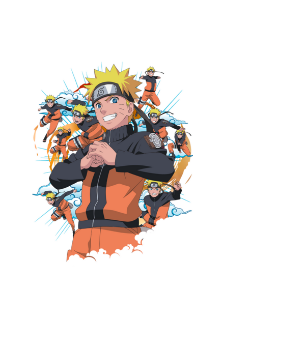 NARUTO model negru pe tricou