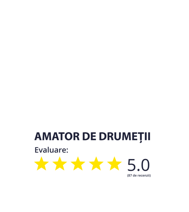 amator de drumeții evaluare model negru pe tricou