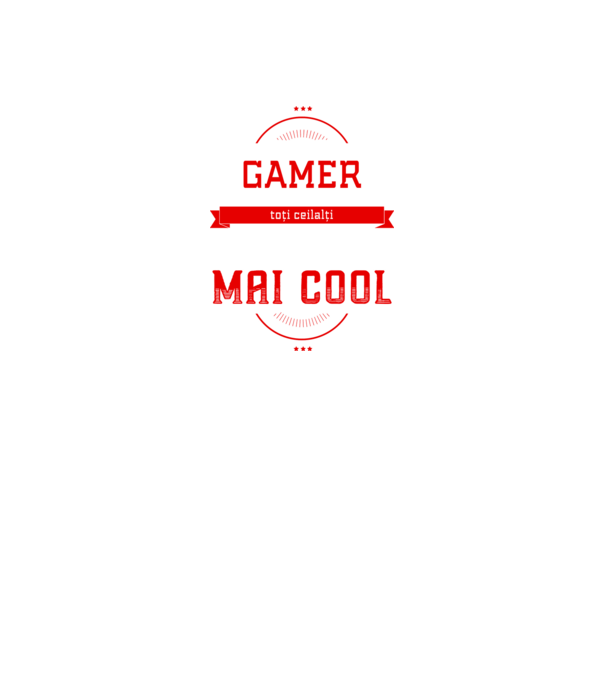 sunt gamer, la fel ca toți ceilalți, dar mult mai cool model negru pe tricou