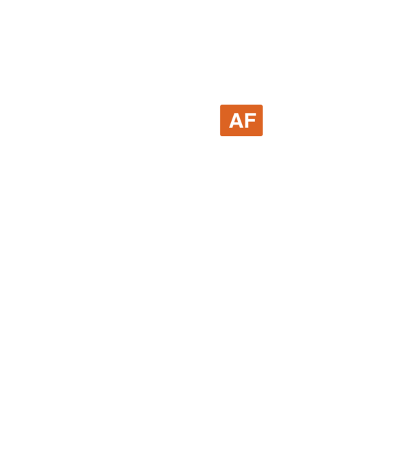 Single AF model negru pe tricou