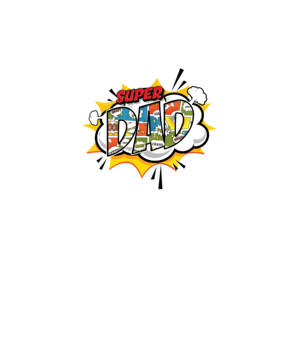 Comic Dad model turcoaz pe tricou