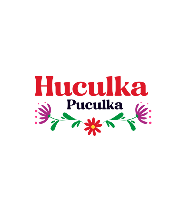 Huculka Puculka model alb pe tricou