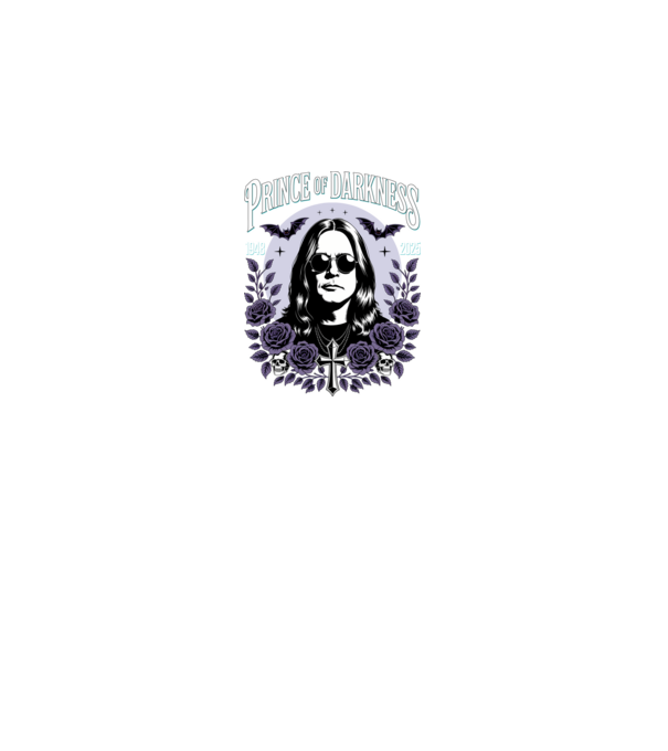 Prince of Darkness model negru pe tricou