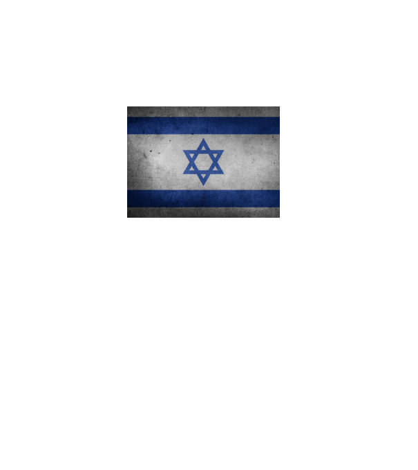 ISRAEL model negru pe tricou