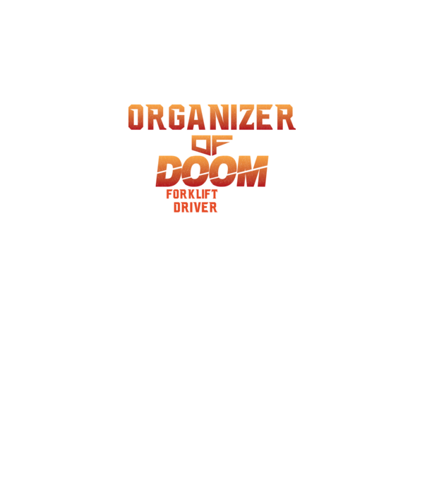 organizer of DOOM model negru pe tricou