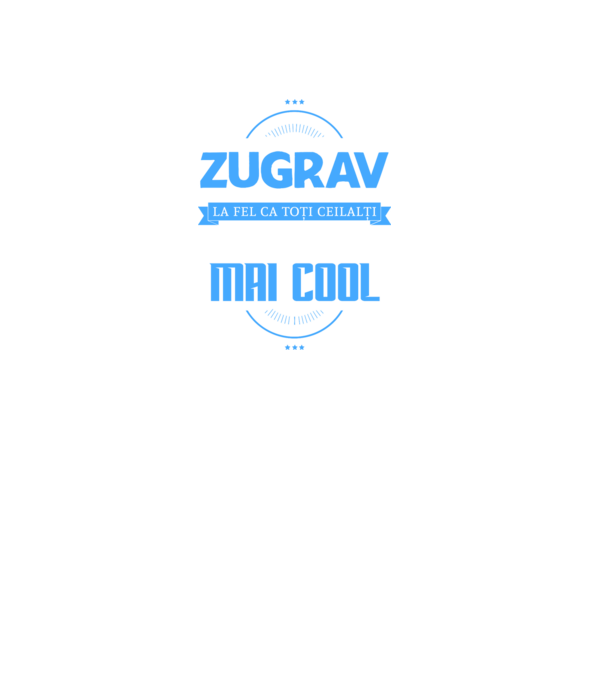sunt_ZUGRAV model negru pe tricou