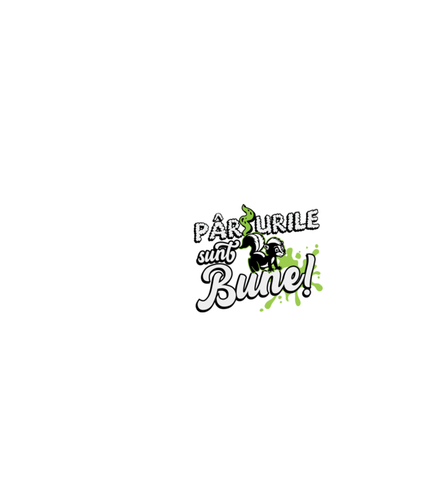Pârțurile sunt bune model negru pe tricou
