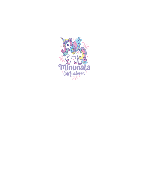 Minunata Mamicorn model gri pe tricou