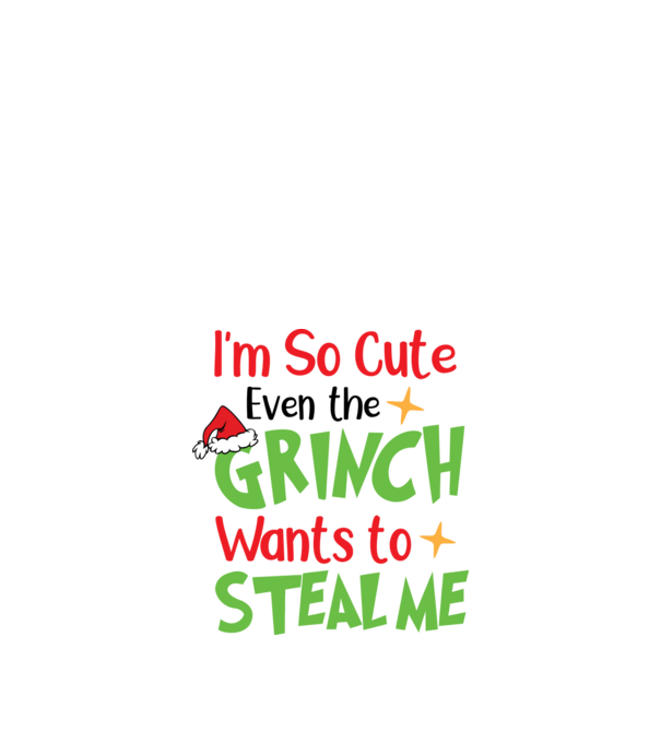 So cute Grinch model negru pe tricou
