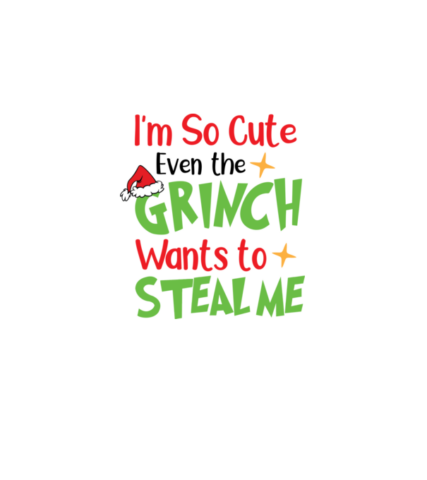 So cute Grinch model negru pe tricou