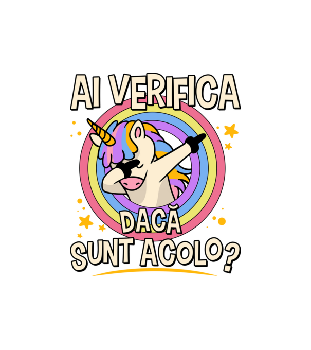Ai verifica dacă sunt acolo? model negru pe tricou