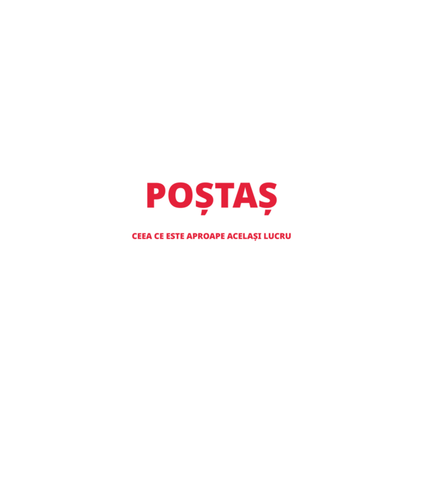 Supererou poştaş model negru pe tricou