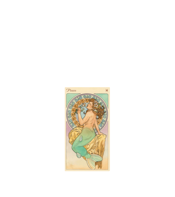 Horoscop Tarot PESTI model alb pe tricou