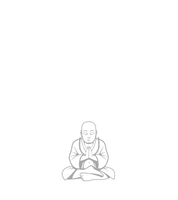 monk outline model negru pe tricou