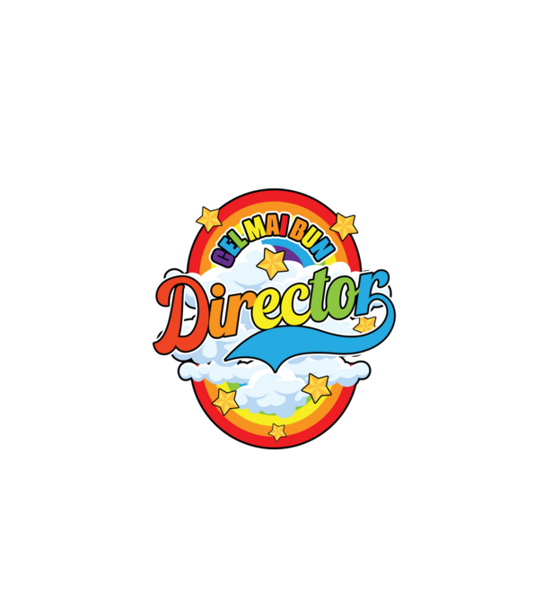 Cel mai bun director model negru pe tricou