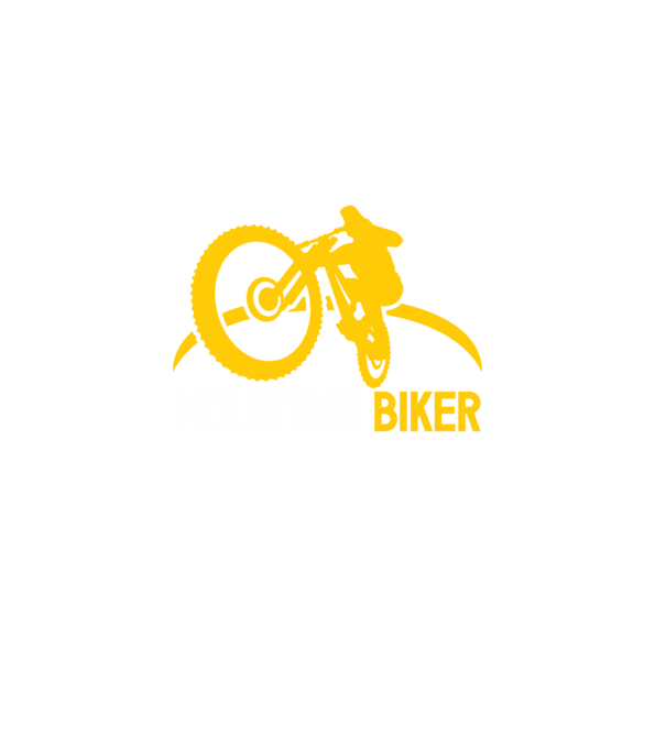 mountain biker model turcoaz pe tricou
