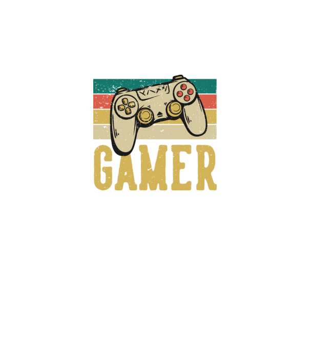 Retro gamer model negru pe tricou