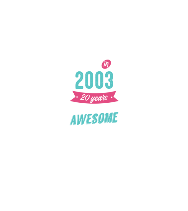 Made in 2003 model negru pe tricou