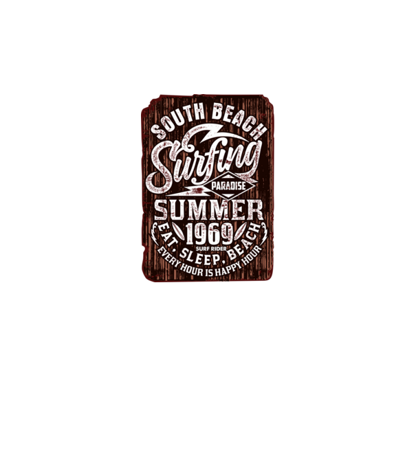 South Beach model negru pe tricou