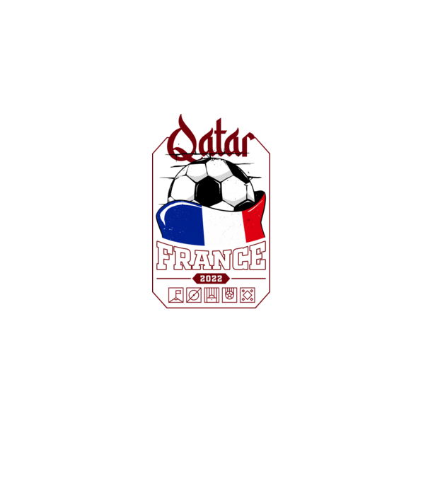 Qatar teams France model negru pe tricou