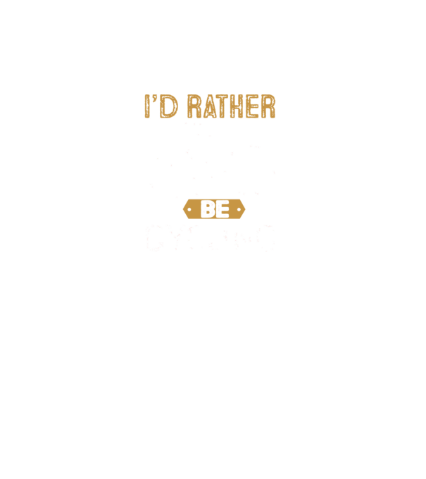 I'd rather be cycling model turcoaz pe tricou