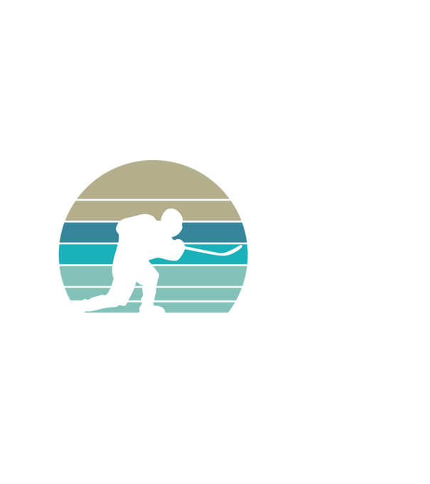 Hockey dad model alb pe tricou