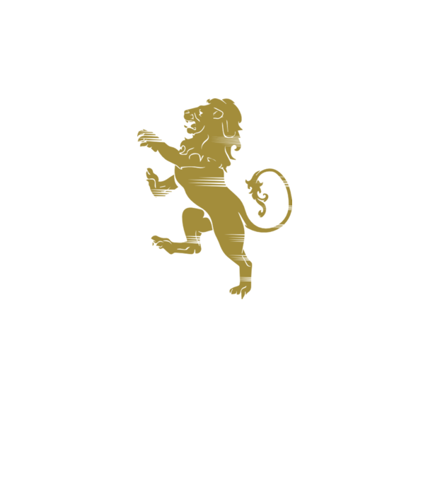 Lion Rampant model negru pe tricou