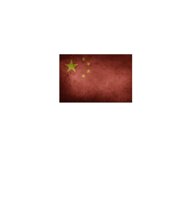 CHINA model negru pe tricou