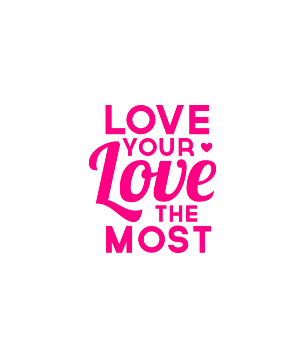 love most model alb pe tricou