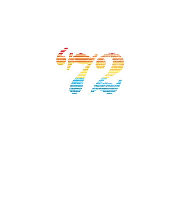 Retro Birthday 1972 model mov pe tricou