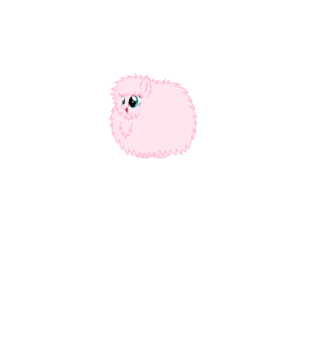 Fluffle Puff model alb pe tricou