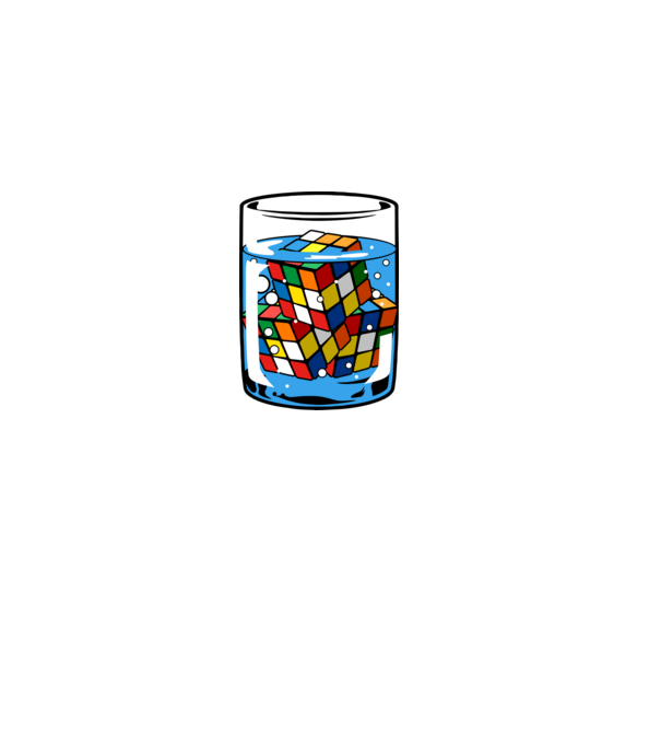 Rubik Ice model roz deschis pe tricou