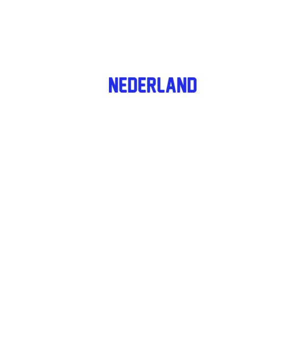 Nederland model alb pe tricou