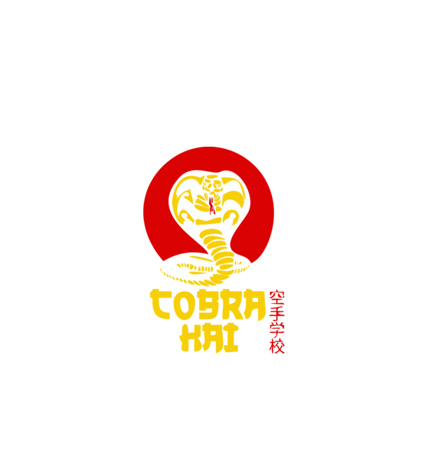 cobra kai japan logo model negru pe tricou