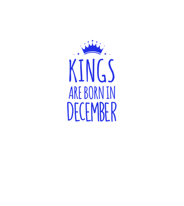 Kings are born in - December model galben neon pe tricou